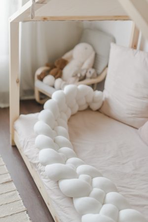 Protetor de Berço em Formato de Trança