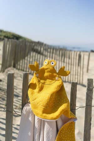 Toalha de Praia com Carapuço em Formato de Animal