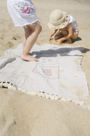 Toalha de Praia Interativa com Dado