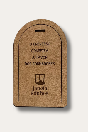 Etiqueta de Viagem em Cabedal