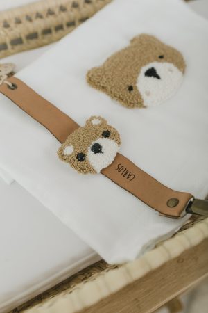 Fita de Chupeta com Animal em Tufting Personalizada